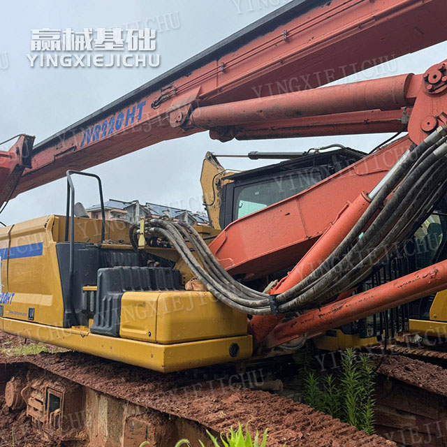 Adequate power reserve Reliable pressurization system Stable power output JVR220HT Rotary Drilling Rig