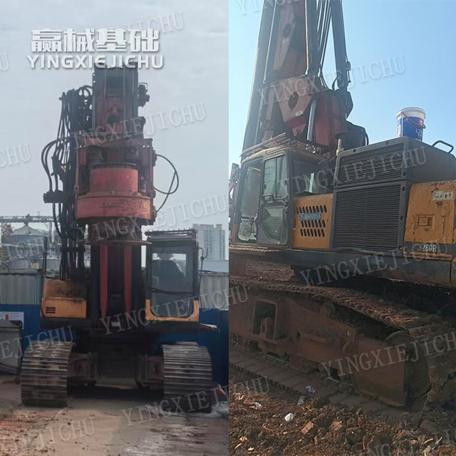 Fast hole forming Sufficient torque Durable structure SR280 Rotary drilling rig