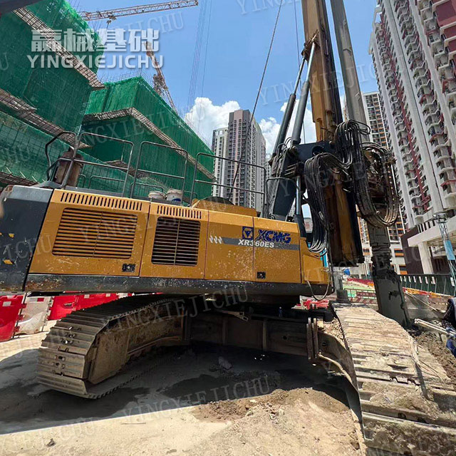 Fast hole forming Improve construction safety XR360ES Rotary Drill Rig