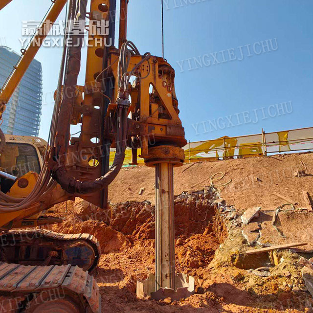 Stable hole-forming quality High loop efficiency BG30 Rotary Drill Rig