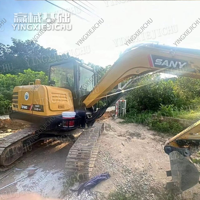 Quick response Smooth movement Vibration and torsion resistance SANY SY60C Excavator