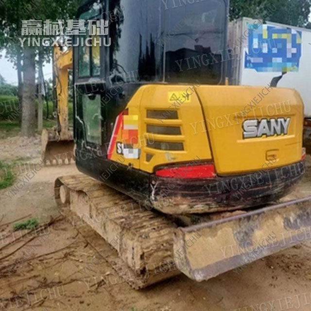 High Structural Strength Smart Touch Anti Distortion SANY SY55C Excavator