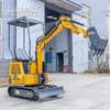 Extremely Low Failure Rate Multi-purpose Machine Rubber Track Hengwang HW-10 Excavator