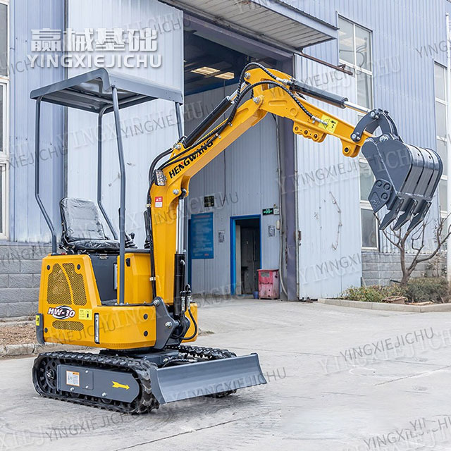 Extremely Low Failure Rate Multi-purpose Machine Rubber Track Hengwang HW-10 Excavator