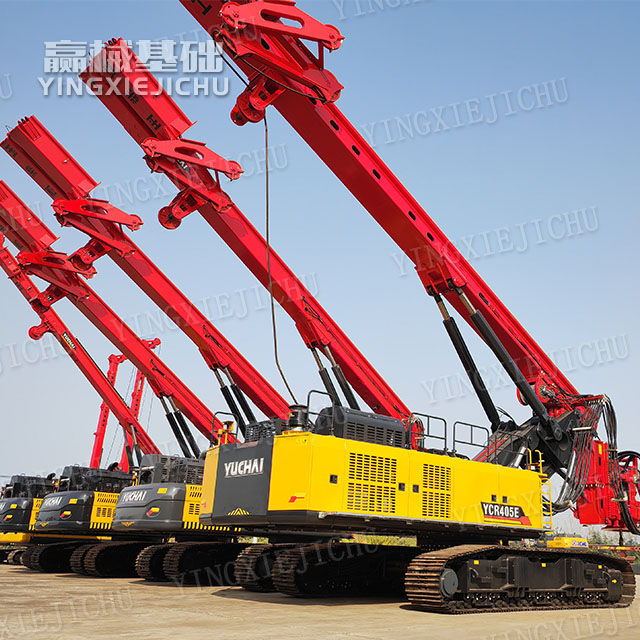 Adequate Torque Reserve High Efficiency Low Failure Rate YCR405 Rotary Drill Rig
