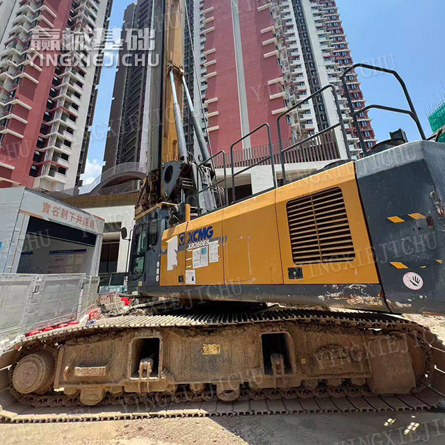 Fast hole forming Improve construction safety XR360ES Rotary Drill Rig