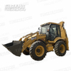 Efficient Long-distance Mobility Mature Hydraulic TOPONE TBL388H Wheeled Backhoe Loader