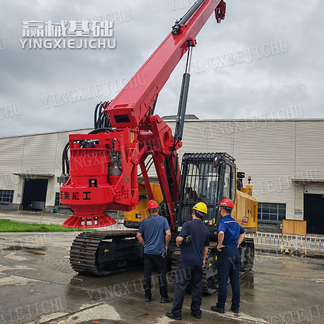 High voltage and high efficiency Hoist acceleration YCR160 Rotary Drill Rig
