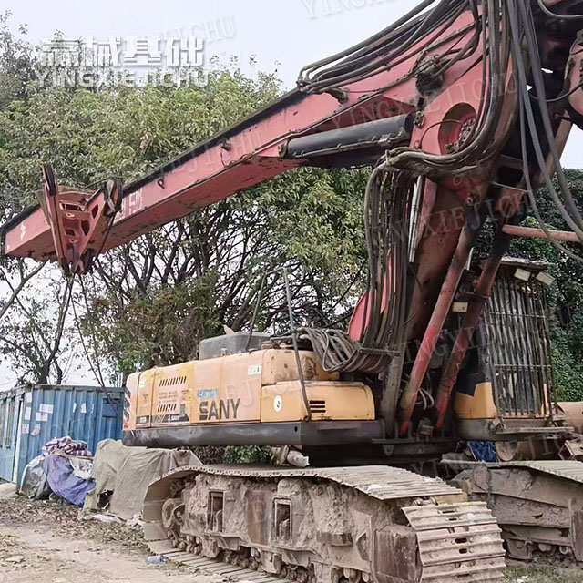 Ample power Strong construction capability Reliable power SR280 Rotary drilling rig