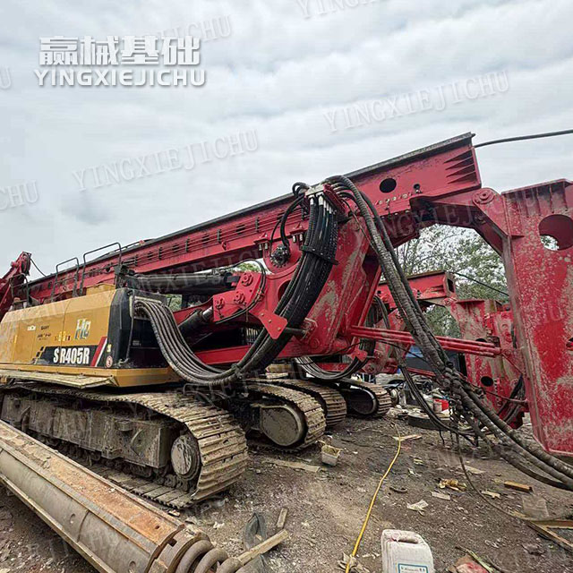 Wide construction scope Dynamic stability Stable hole-forming quality SR405 Rotary drill rig