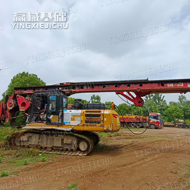 Fast dynamic response Durable structure Reliable power SR155-C10 Rotary Drill Rig