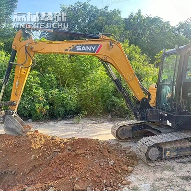 Quick response Smooth movement Vibration and torsion resistance SANY SY60C Excavator