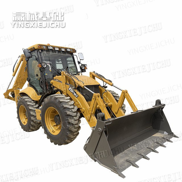 Efficient Long-distance Mobility Mature Hydraulic TOPONE TBL388H Wheeled Backhoe Loader