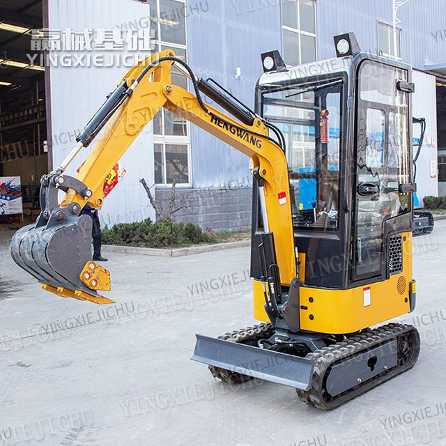 Extremely Low Failure Rate Multi-purpose Machine Rubber Track Hengwang HW-10 Excavator