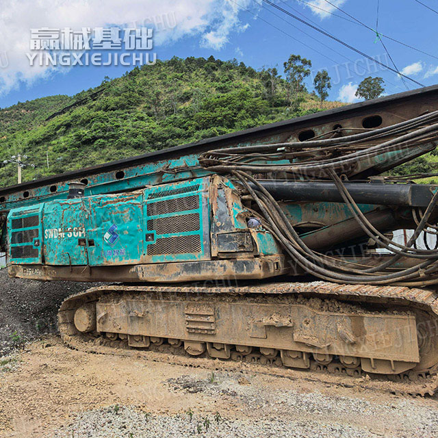 High torque Automatic torque matching Large diameter SWDM36H Rotary drill rig