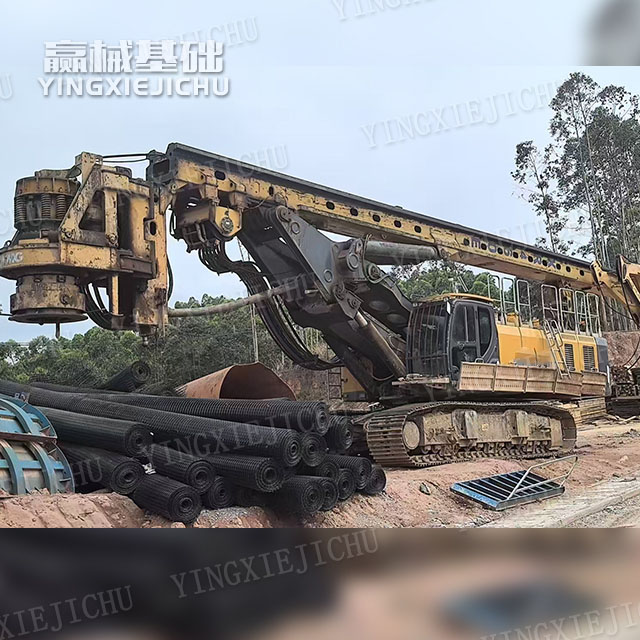 Powerful performance High torque deep pile XR360 Rotary Drill Rig