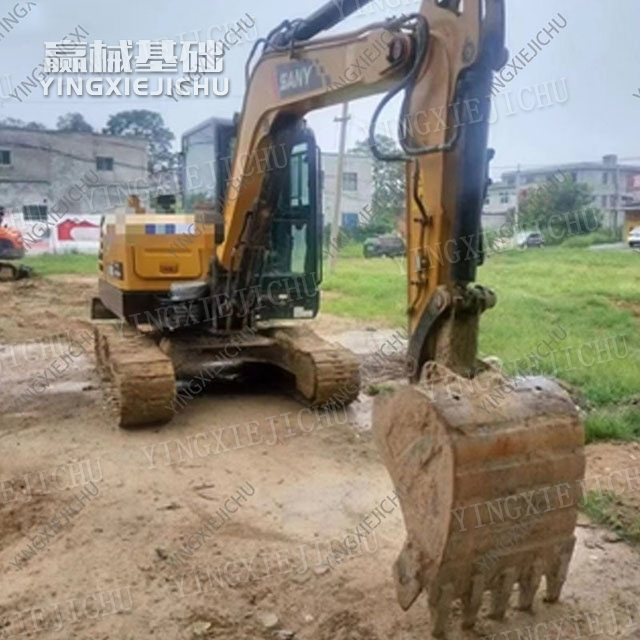High Structural Strength Smart Touch Anti Distortion SANY SY55C Excavator