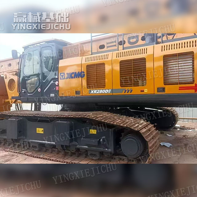 High torque deep pile Dynamic stability High degree of intelligence XR280D Rotary drilling rig